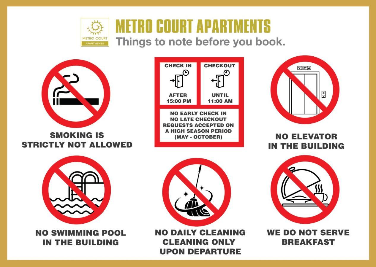 Metro Court Apartments Лимасол Экстерьер фото